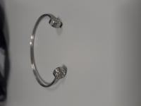 SILVER BRACELET WITH STRASS